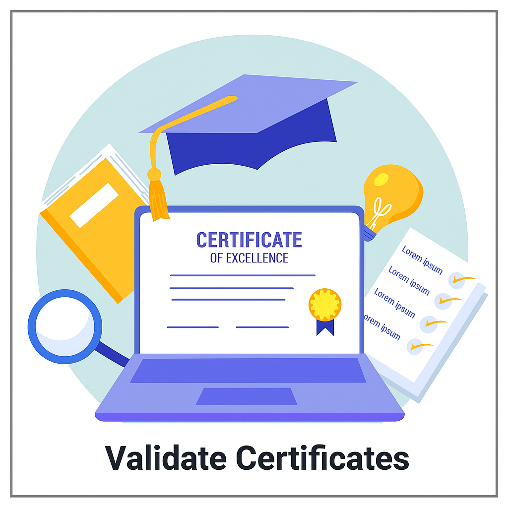 Certificate validation - Home